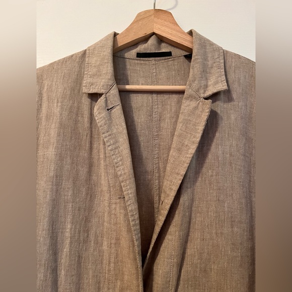 Uniqlo linen blend coat - Picture 3 of 5